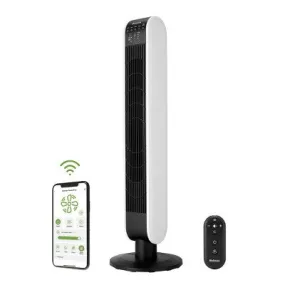 New - Holmes 40" Oscillating Wi-Fi connect Designer Series Tower Fan