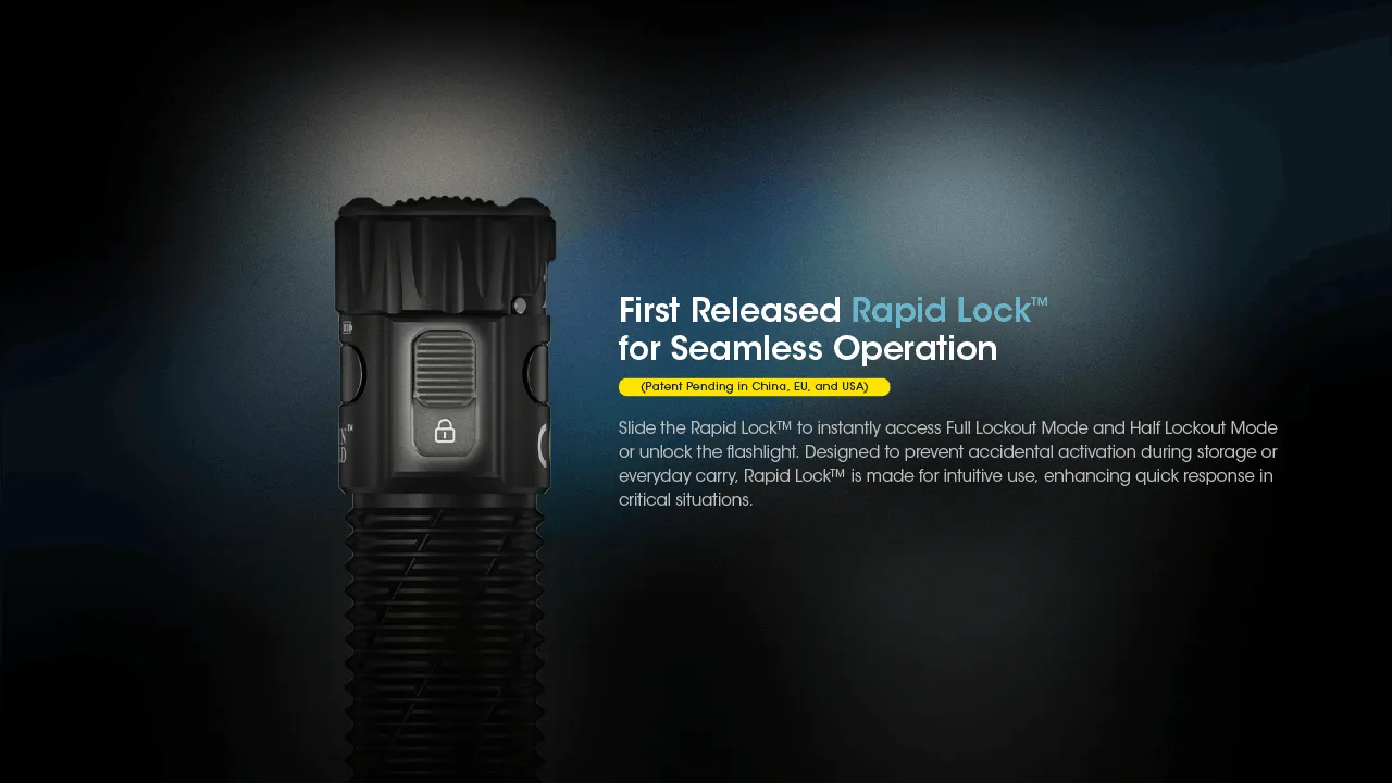 NITECORE EDC33 USB-C rechargeable Tactical  EDC flashlight