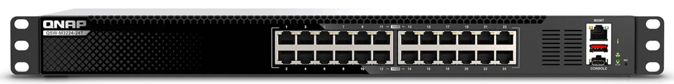 QNAP QSW-M3224-24T 24-Port 10GbE Network Switch