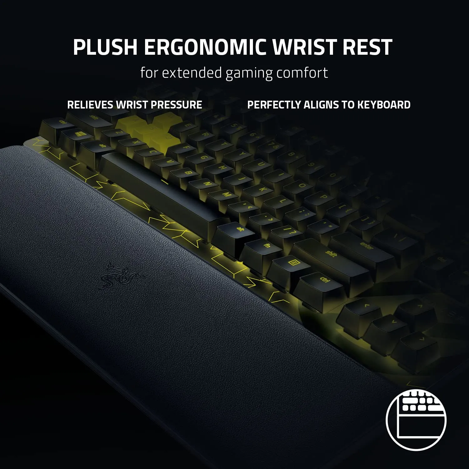 Razer Huntsman V2 Optical Gaming Keyboard: Fastest Linear Optical Switches Gen-2 w/ Sound Dampeners & 8000Hz Polling Rate - Doubleshot PBT Keycaps - Dedicated Media Keys & Dial - Ergonomic Wrist Rest