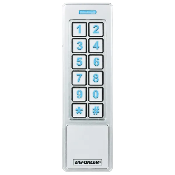 SECO-LARM SK-B241-PQ Bluetooth Access Controller – Mullion Keypad with Prox.