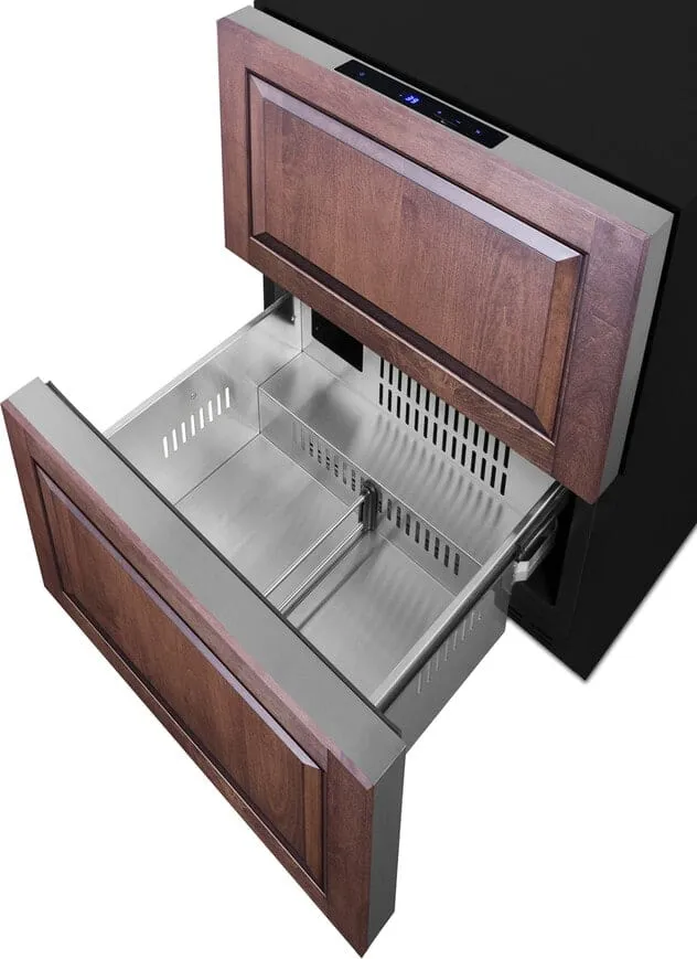 Summit 24" 2-Drawer Outdoor Refrigerator ADRD241OS