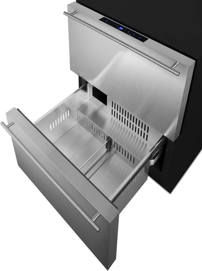 Summit 24" 2-Drawer Outdoor Refrigerator ADRD241OS