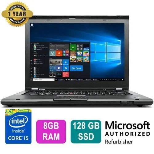 ThinkPad T430 14" HD  Lenovo Flagship Notebook | Intel® Core™ i5 - 8GB RAM - Windows 10 Professional x64 - Certified Refurbished