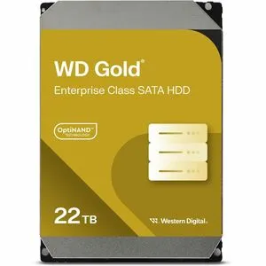 WD Gold WD221KRYZ 22 TB Hard Drive - 3.5" Internal - SATA (SATA/600) - Conventional Magnetic Recording (CMR) Method