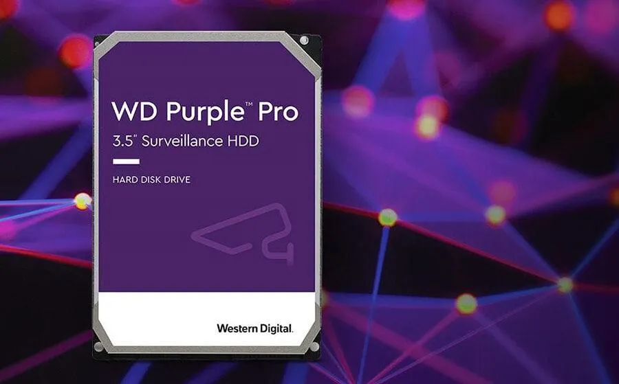 WESTERN DIGITAL PURPLE 12TB PRO SURVEILLANCE HDD